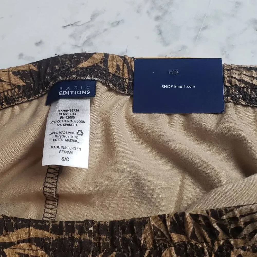 NWT Basic Editions Girls Pants S/C